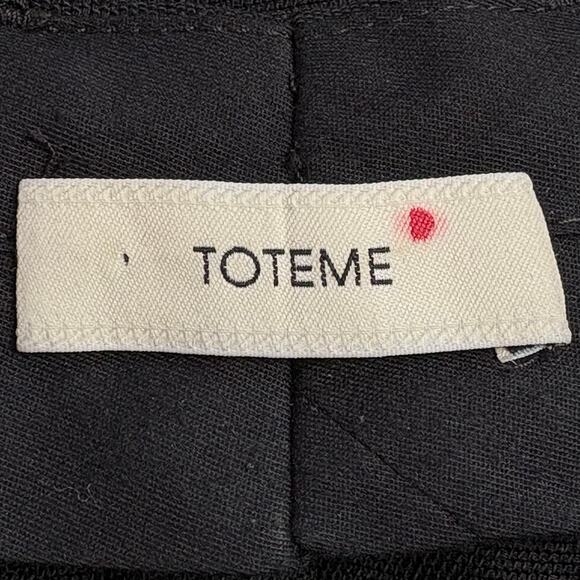 Toteme Black Wool Blend Low-Waist Tailored Trousers Size 32 EU 0 US - Picture 5 of 7